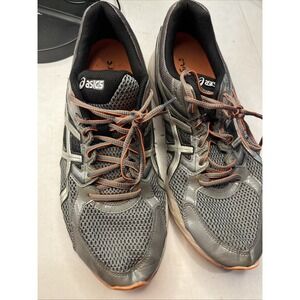 Asics Mens Gel Contend T5G1q (4E) Gray Orange Running Shoes Lace Up Size 12